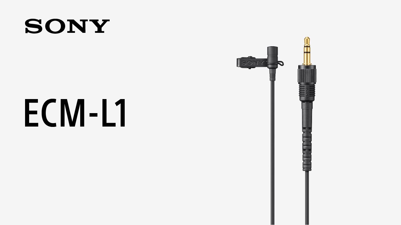 Introducing Lavalier Microphone ECM-L1 | Sony | Accessory