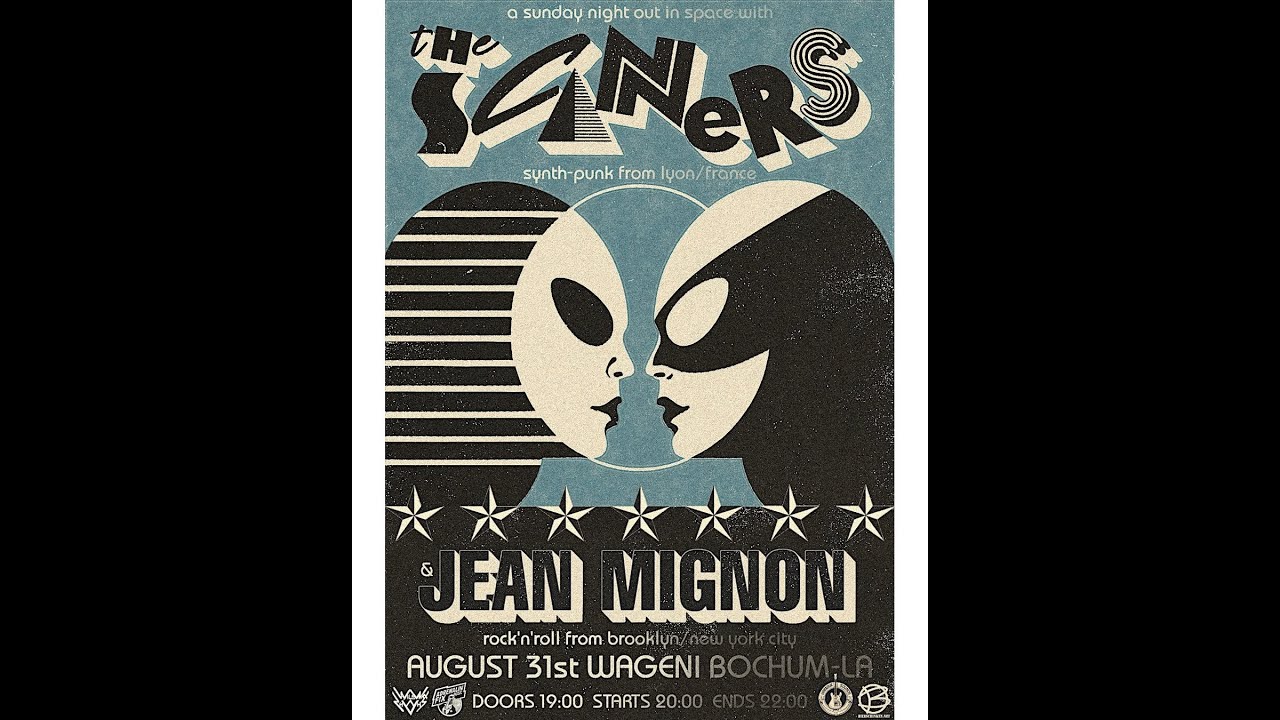The Scaners - Wageni Bochum 31.08.25  Harbour Sounds/ Sci-Fi Garage Punk Rock / 7 songs + interview