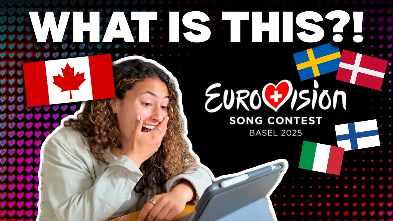 Canadian Reacts to Eurovision for the First Time (2025 Grand Final) 🇪🇺 | Off Day Vlog