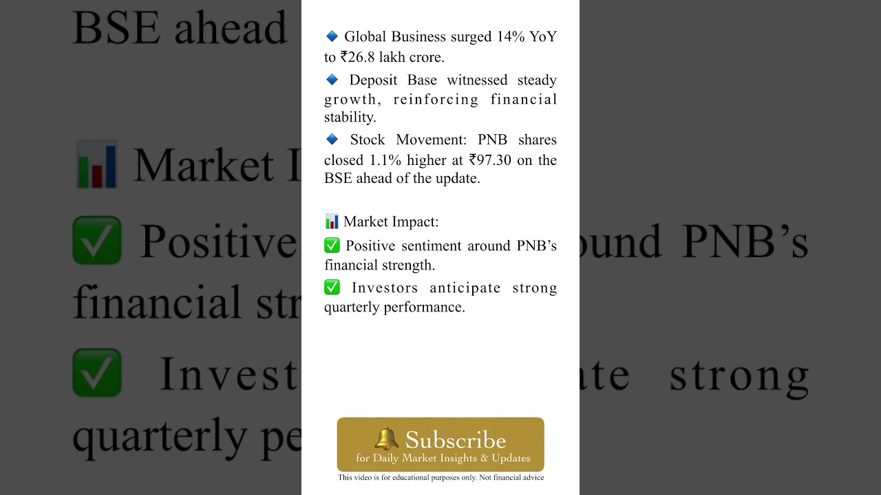 PNB Q4 Update: Strong Growth in Business & Deposits