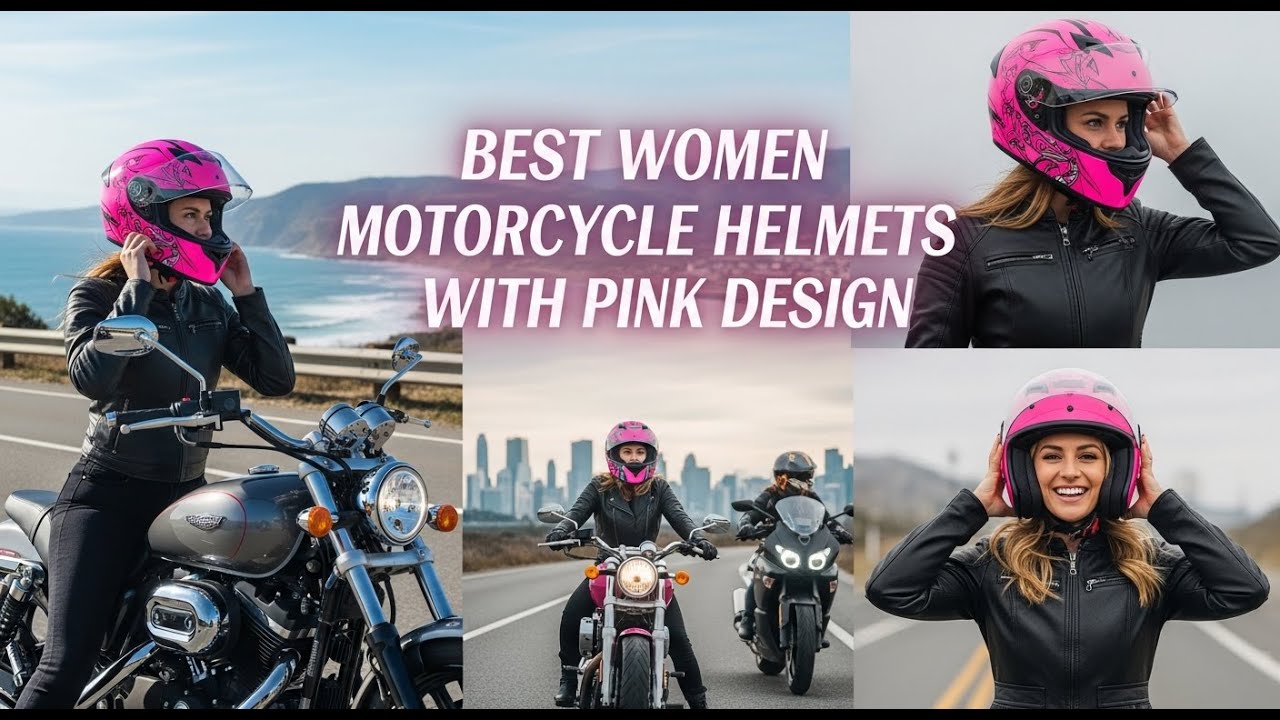 TOP 5 Best Women Motorcycle Helmets With Pink Design 2026