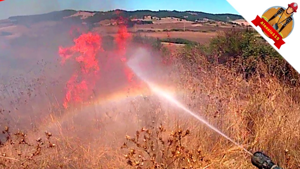 PROTEZIONE CIVILE Antincendio Boschivo 2019 Helmet Cam Fire Fighting
