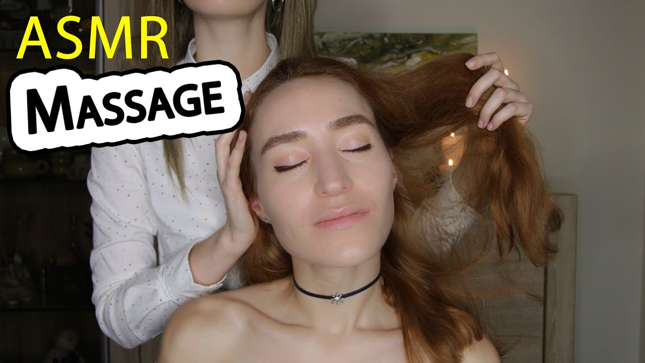 ASMR Лечебный Массаж Головы, Лица, Плеч * Расчесывание Волос, Белый Шум