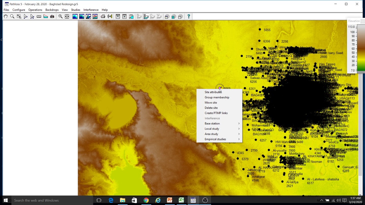 How to define the coverage of a Base Station in Path Loss 5