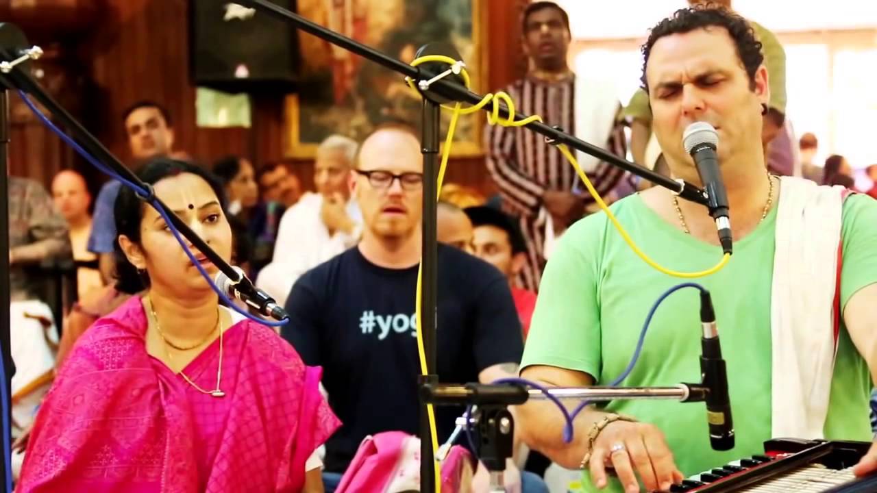 Heart touching Kirtan by Gauravani Prabhu and HG Srivani Mataji at New Vrindavan