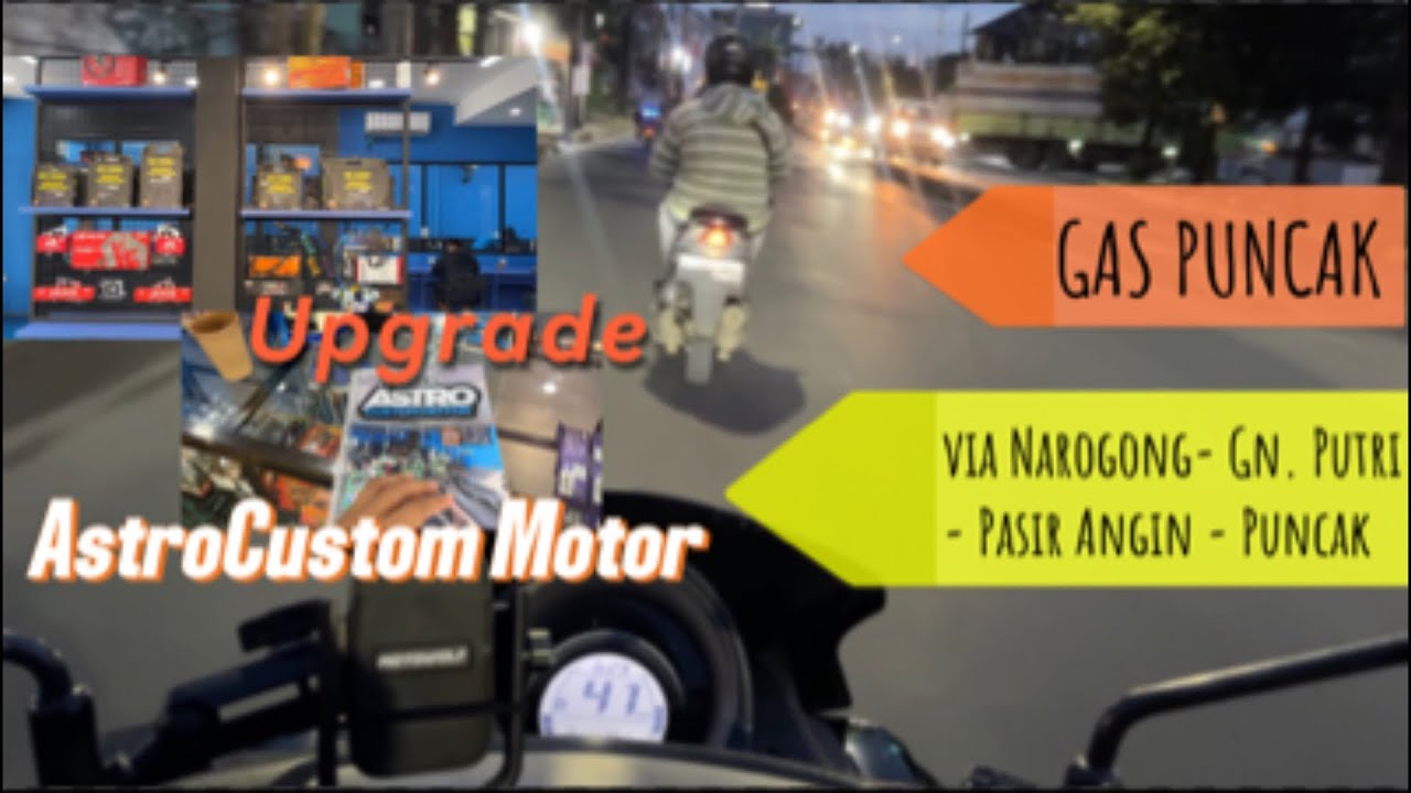 UPGRADE CVT nmax old AstroCustom Motor || langsung GASS PUNCAK 