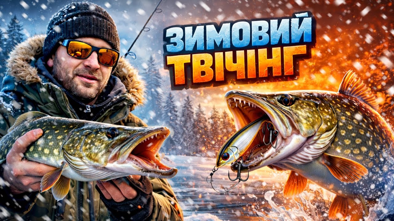 ЗИМОВИЙ СПІНІНГ . ЛОВЛЯ ЩУКИ з човна на воблери 