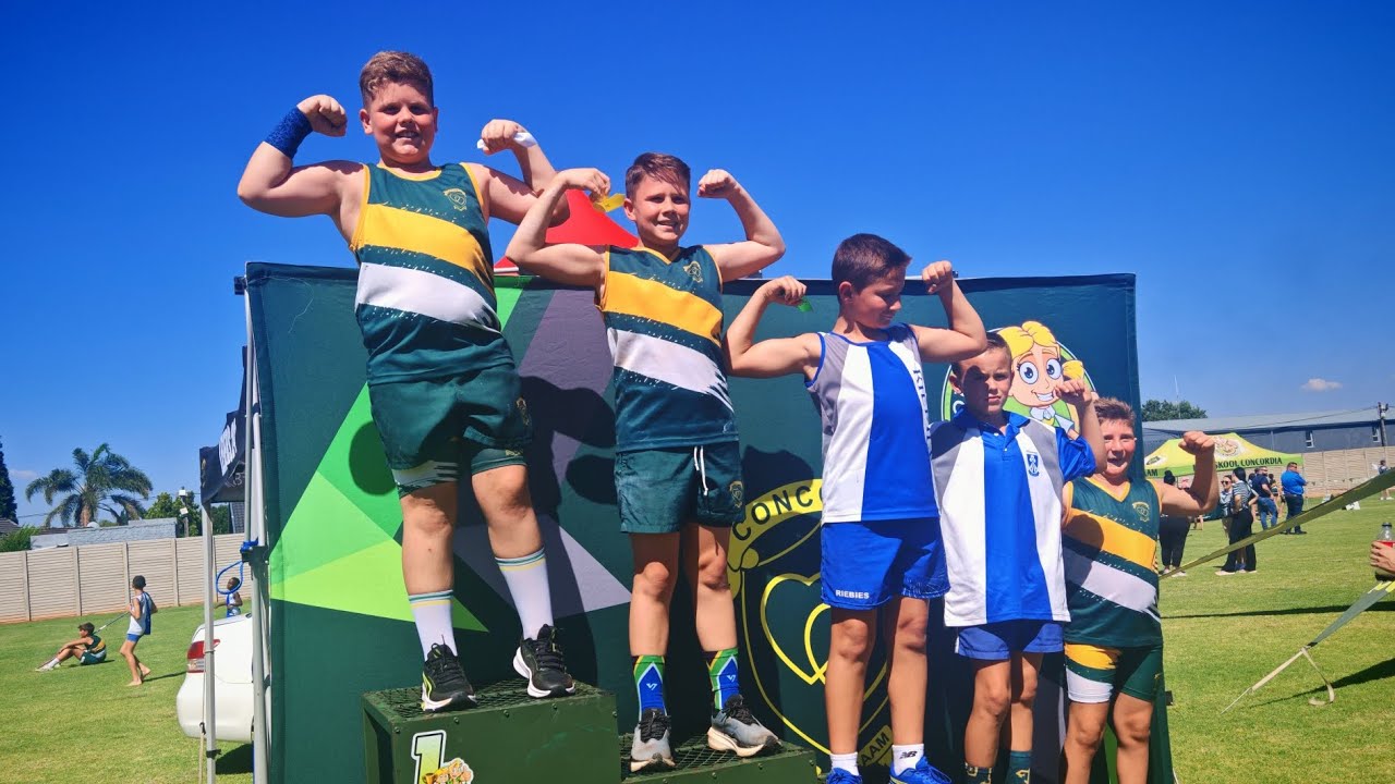 💪🏻🥇1️⃣ste Plek TheIronBison🔥Keep on Pushing Forward Champie Concordia vs Van Riebeeck Park Atletiek