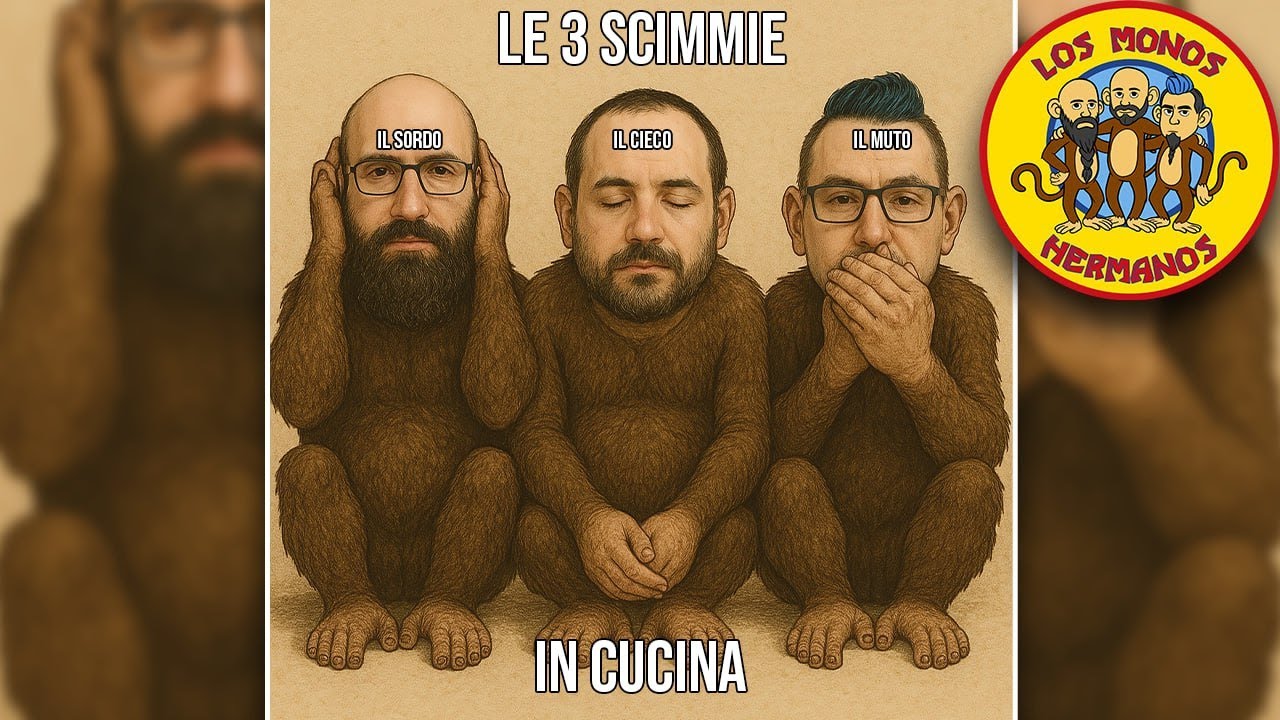 TRE SCIMMIE IN CUCINA vs HAMBURGER ! - LOS MONOS HERMANOS Parte 1