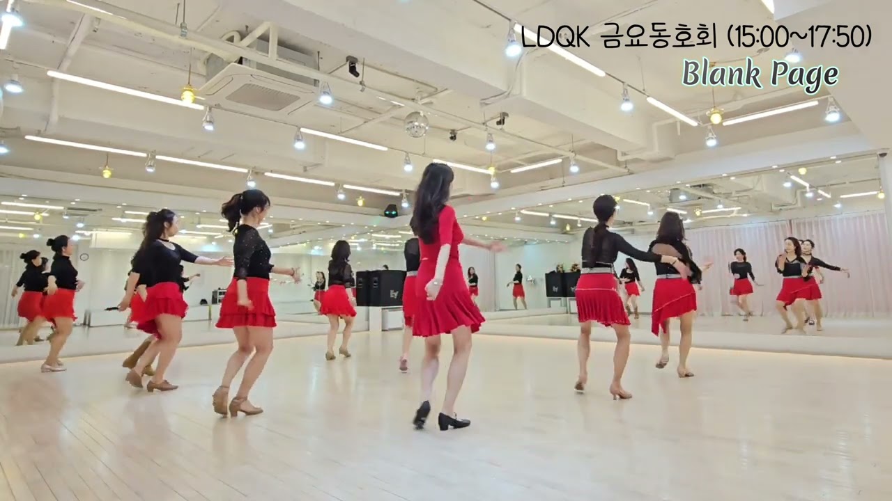 Blank Page Line Dance level Intermediate l 블랜크 페이지 라인댄스 l Linedancequeen l Junghye Yoon