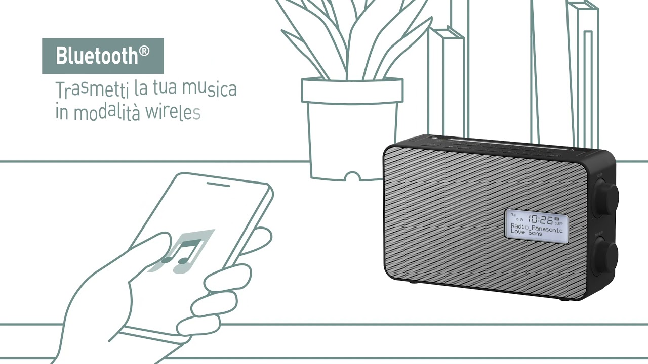 Radio DAB D30BT, la tua radio ovunque