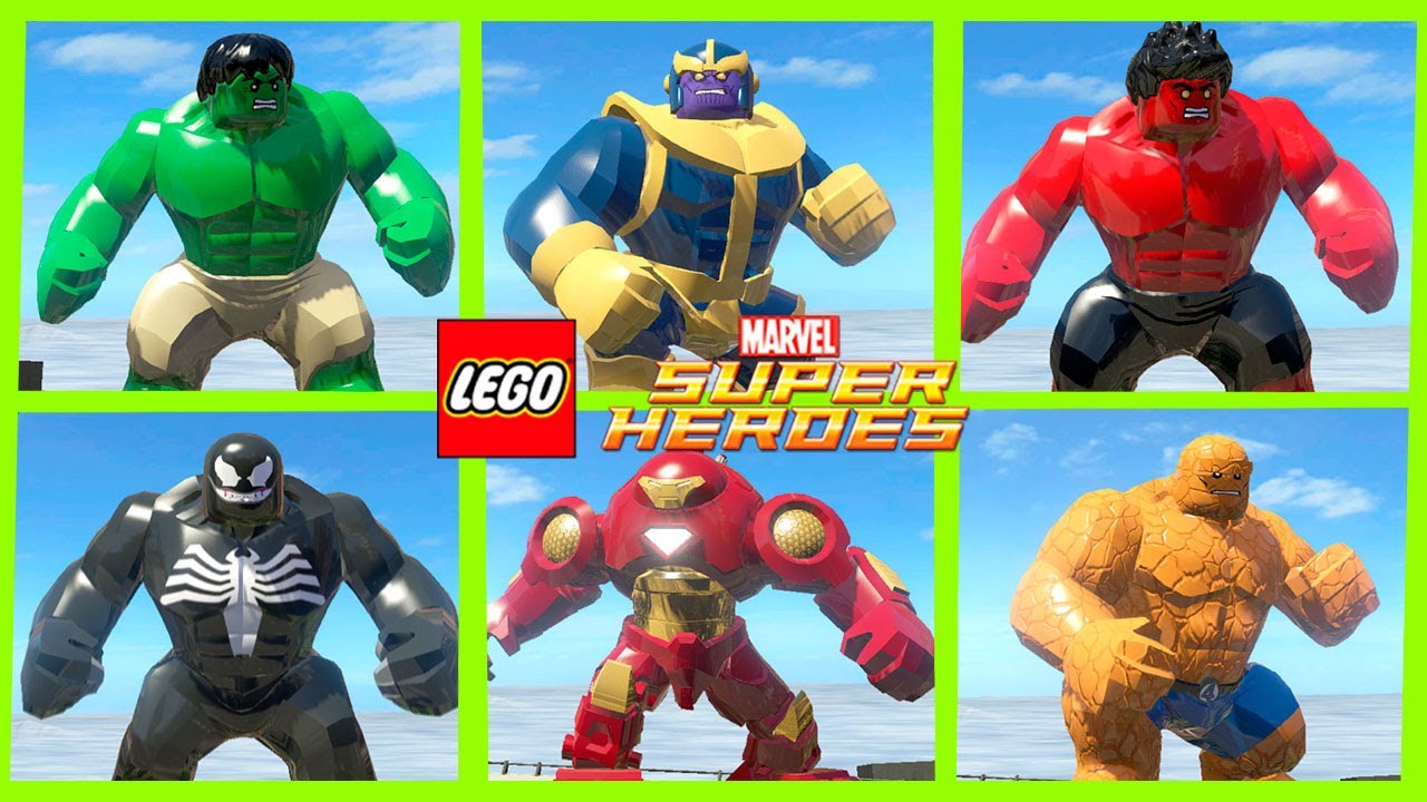 LEGO Marvel Super Heroes #105 TODOS OS PERSONAGENS GRANDES Português