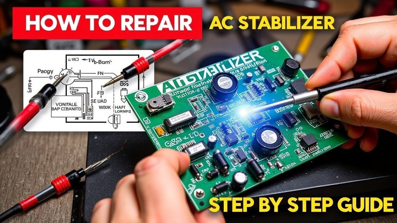 how to repair AC stabilizer it home