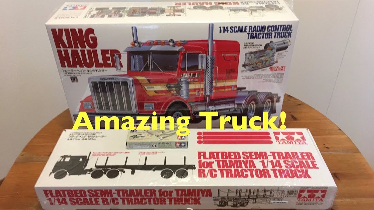 Tamiya King Hauler & Flatbed Semi-Trailer Unboxing, DIY MFC-01 Alternative