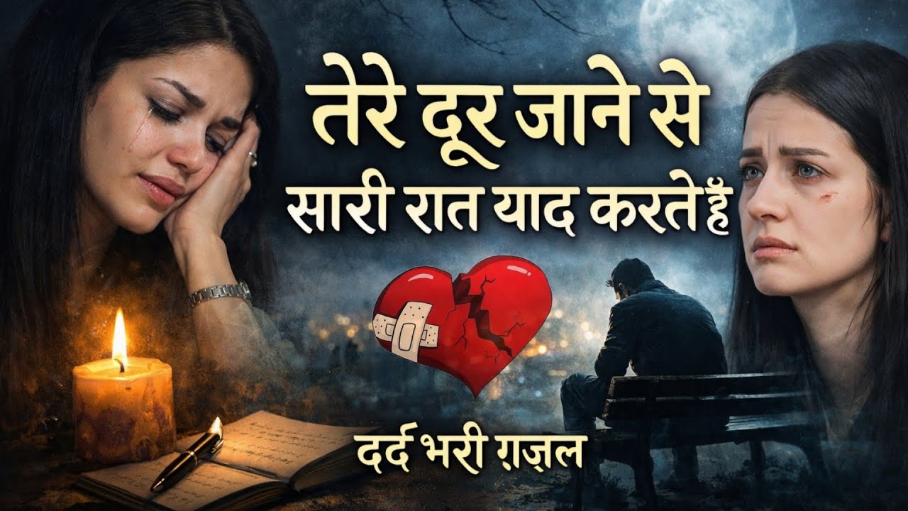 Tere dhur jane se sare rat yaad karate hain #hindisongs तेरे दुर जाने से सारी रात याद करते हैं #sad 