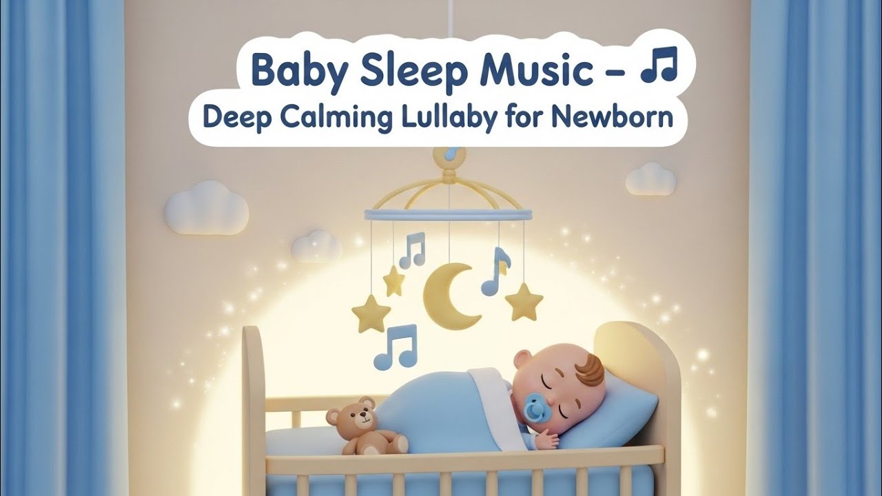 Baby Sleep Music – Gentle Lullaby for Babies 🌙 Nordic Night – Scandinavian Ambient Baby Lullaby