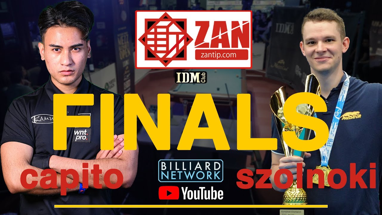 FINAL-Robbie Capito v Oliver Szolnoki | ZanTip Invitational 9 ball