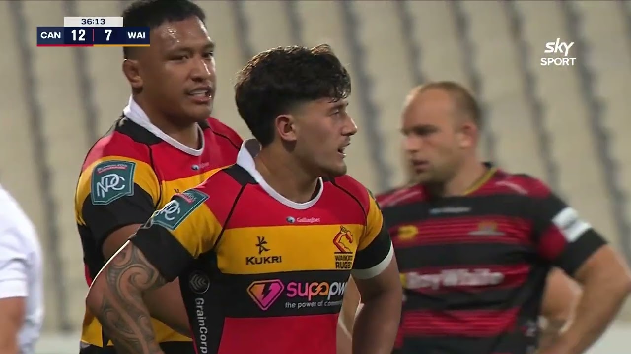 HIGHLIGHTS: Canterbury v Waikato Bunnings NPC Round 9