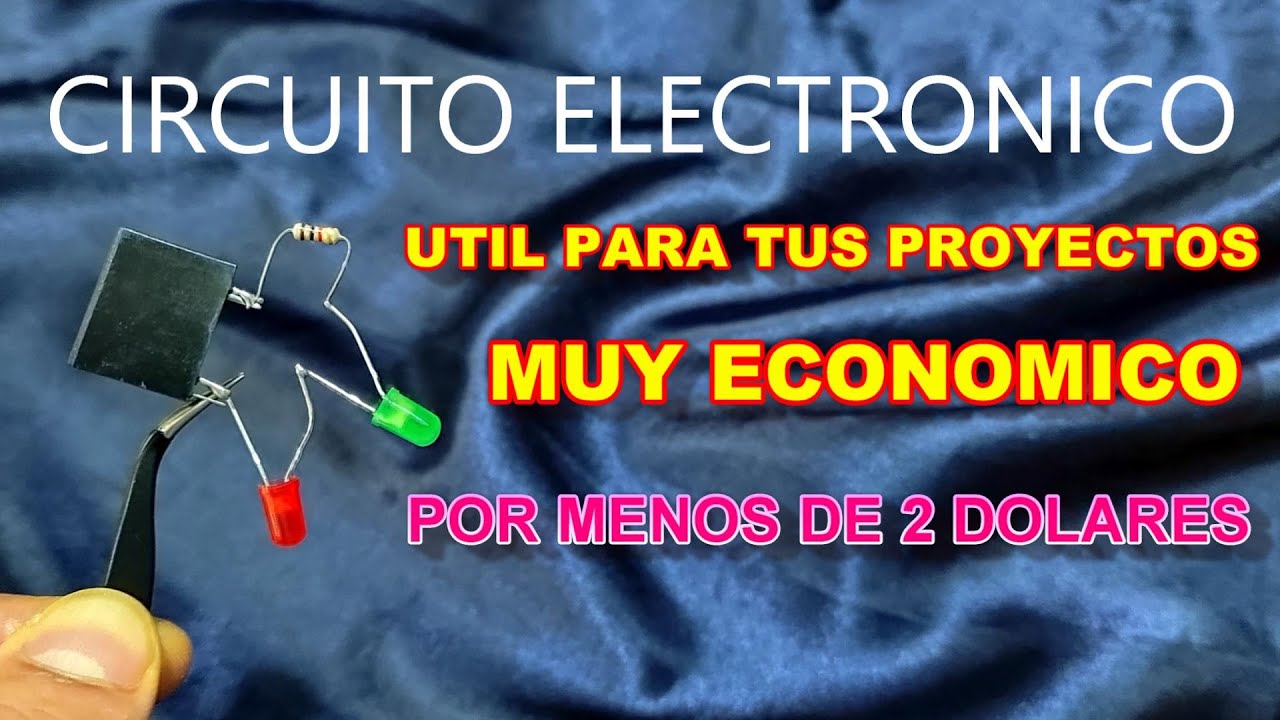 ✅ ESTE CIRCUITO ELECTRONICO ES MUY UTIL y DE PROTECCION PUEDES HACERLO POR MENOS DE 2 DOLARES