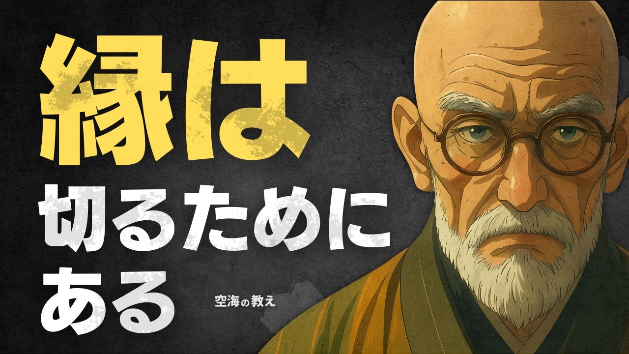 【縁は切るためにある】空海が語る人間関係の終わらせ方｜仏教の教え