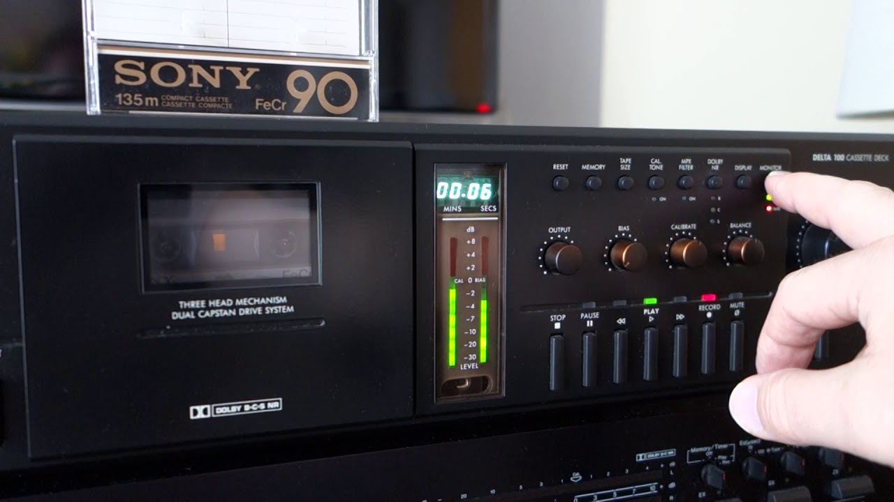 Arcam Delta 100 Sony FeCr calibration and record test