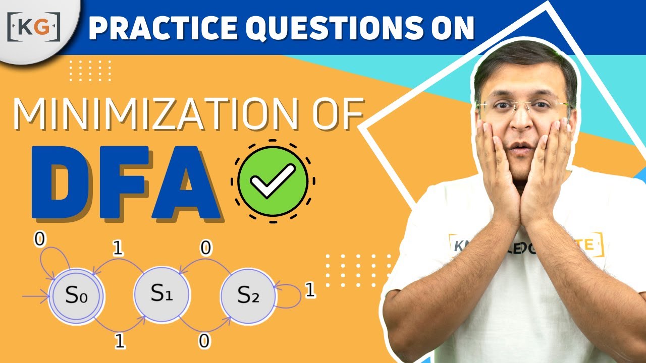 2.31 Practice Question and Examples on Minimization Of Finite Automata | Theory of Computation