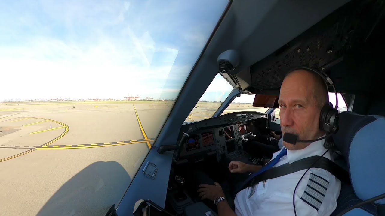 Departing From Newark, Recording It With A 360 GoPro 🎥🤩