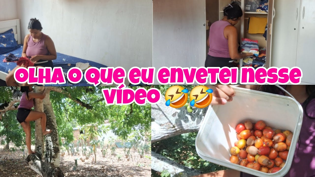 ME AVENTUREI HOJE 🤣/ DOBREI ROUPAS ROTINA NA ROÇA 