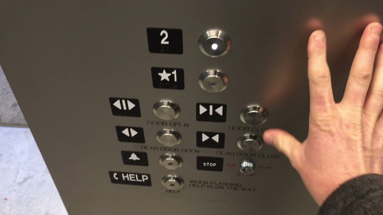 Awesome Kone Monospace Glass elevator @ Nobel Dr Trolley Station, La Jolla, CA