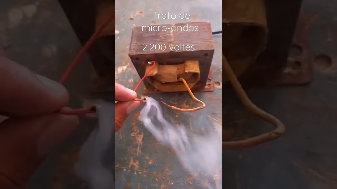 trasfomador de micro-ondas secund&aacute;rio 2.200v