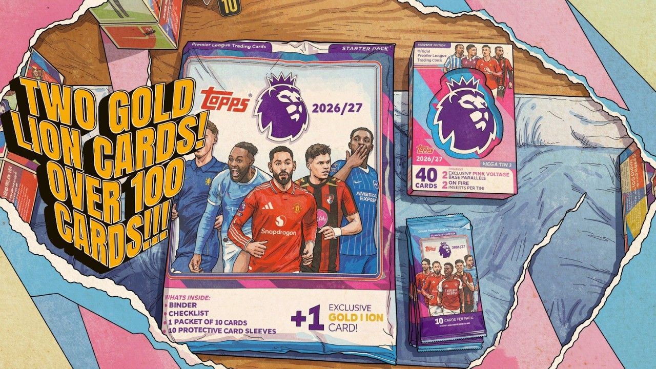 Открываем НОВЫЕ жестяные банки, наборы и стартовый комплект Topps Premier League 2026/27!