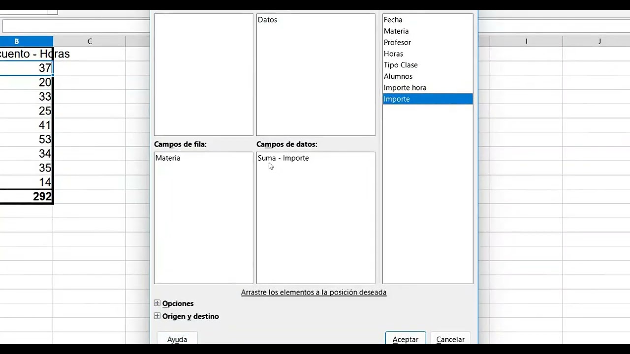 Tablas dinámicas en Libre Office Calc. Introducción.