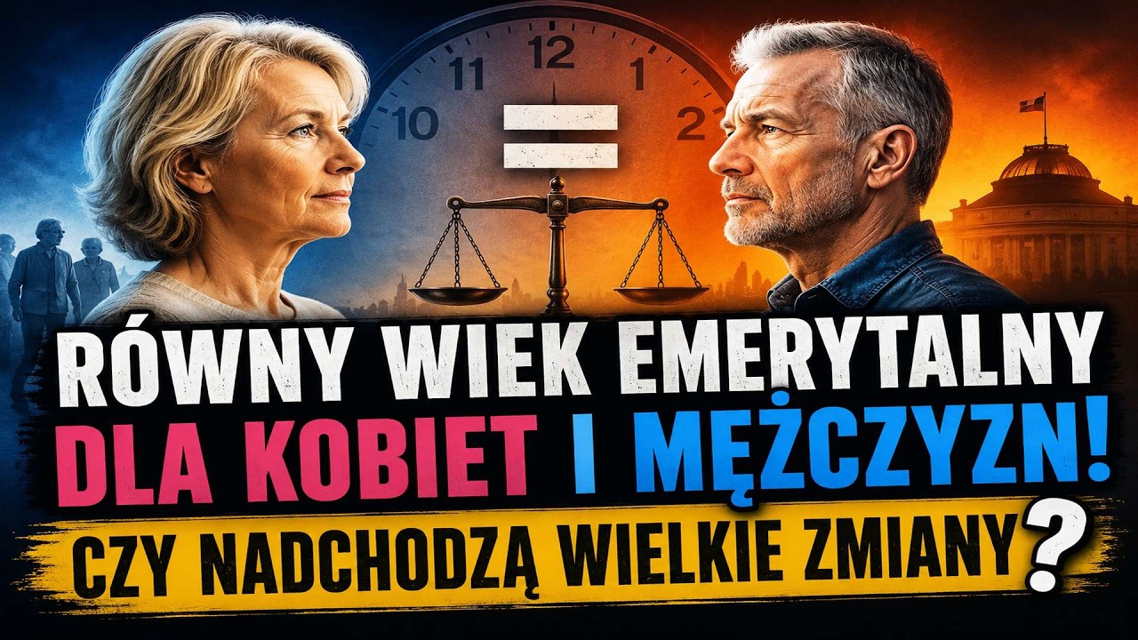 R&oacute;wny wiek emerytalny dla kobiet i mężczyzn! Nadchodzą wielkie zmiany? | FILM 18+