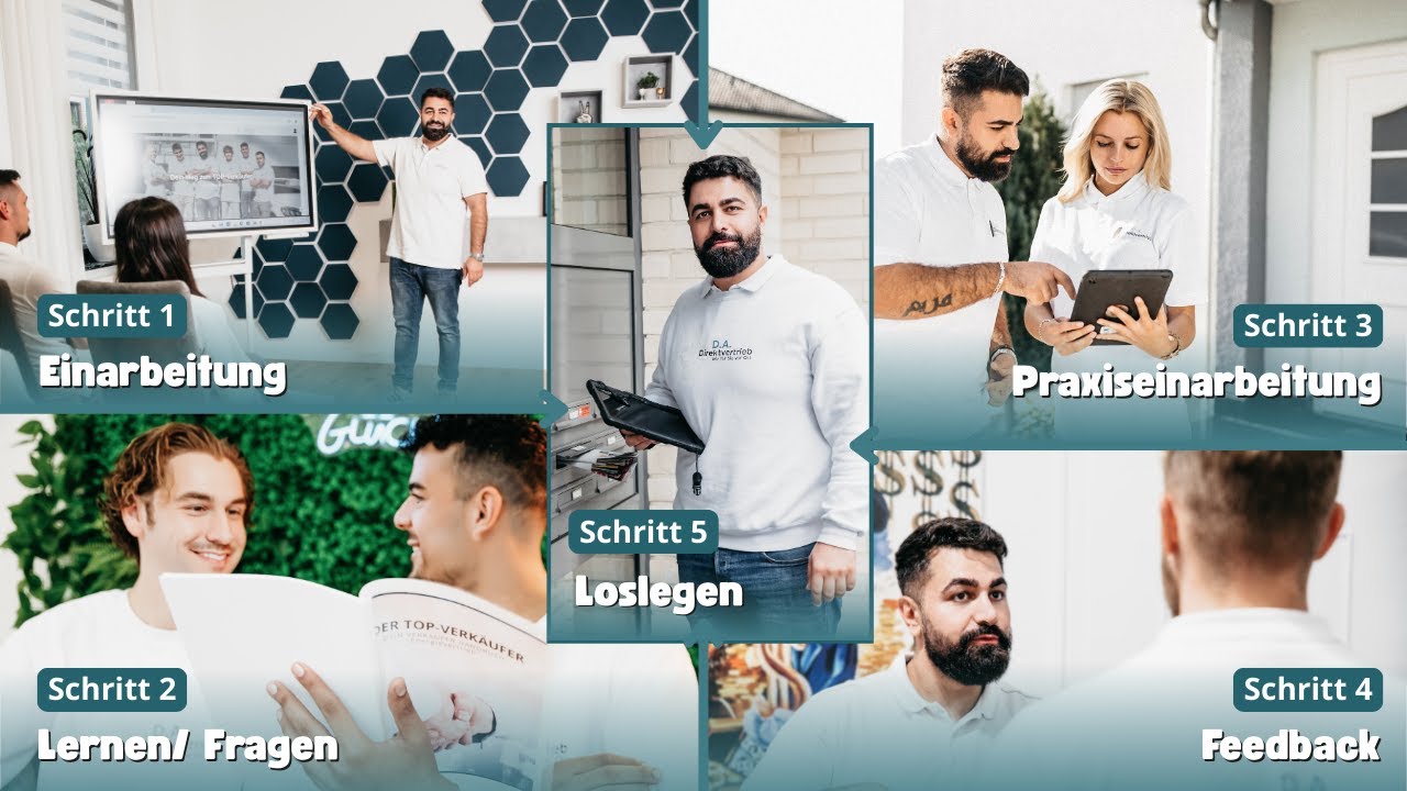 So sieht eine Einarbeitung bei D.A. Direktvertrieb aus
