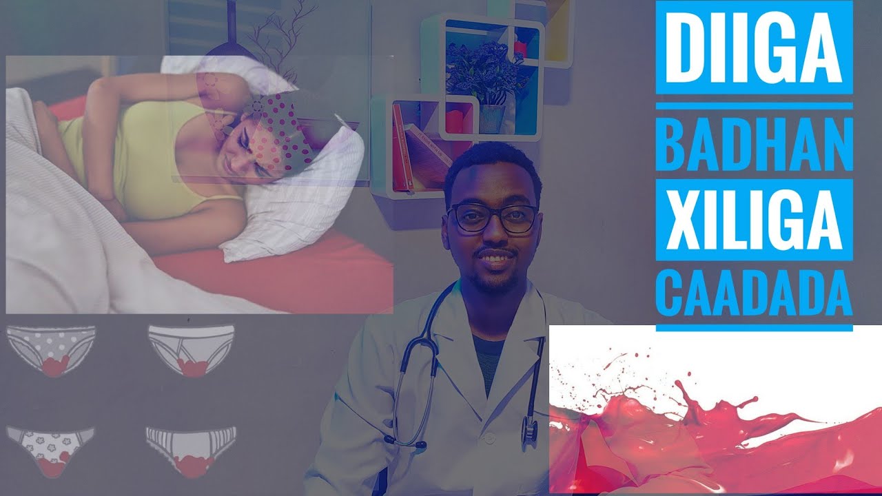 Sababaha Keena Dhiigga Caadada Oo Si Daran U Qulqula(Menorrhagia) Iyo Wax Ka Dhalan Kara