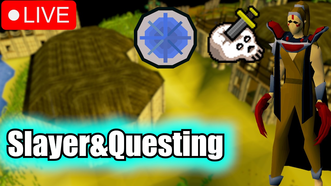 Slayer & Questing Grind | Live | OSRS Ironman Progression Series