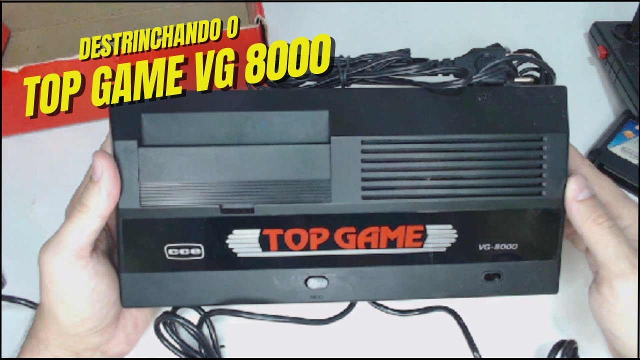 TOP GAME VG 8000 - DESTRINCHANDO O CONSOLE!