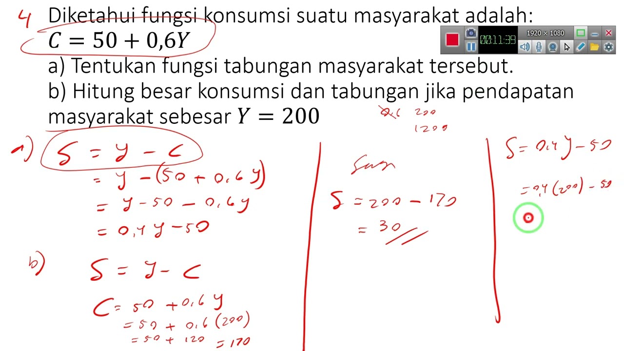 CONTOH SOAL UAS MATEMATIKA EKONOMI