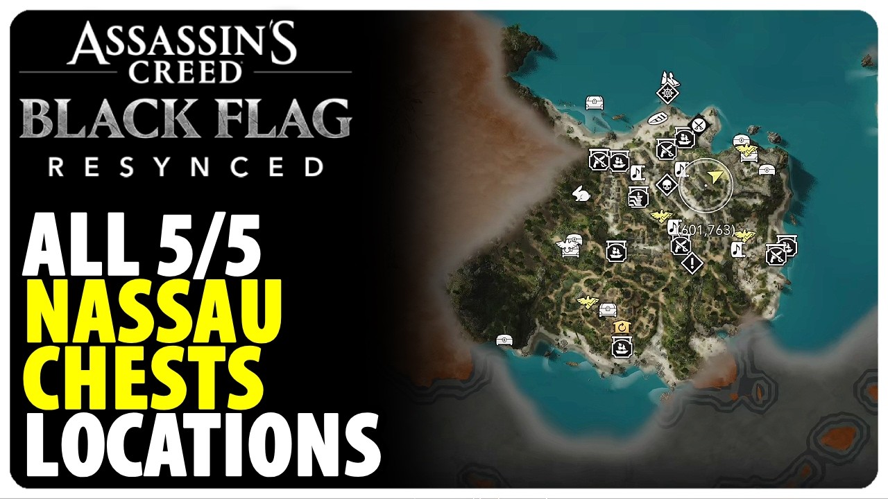 All Nassau Chests Locations | Assassin's Creed Black Flag Resynced