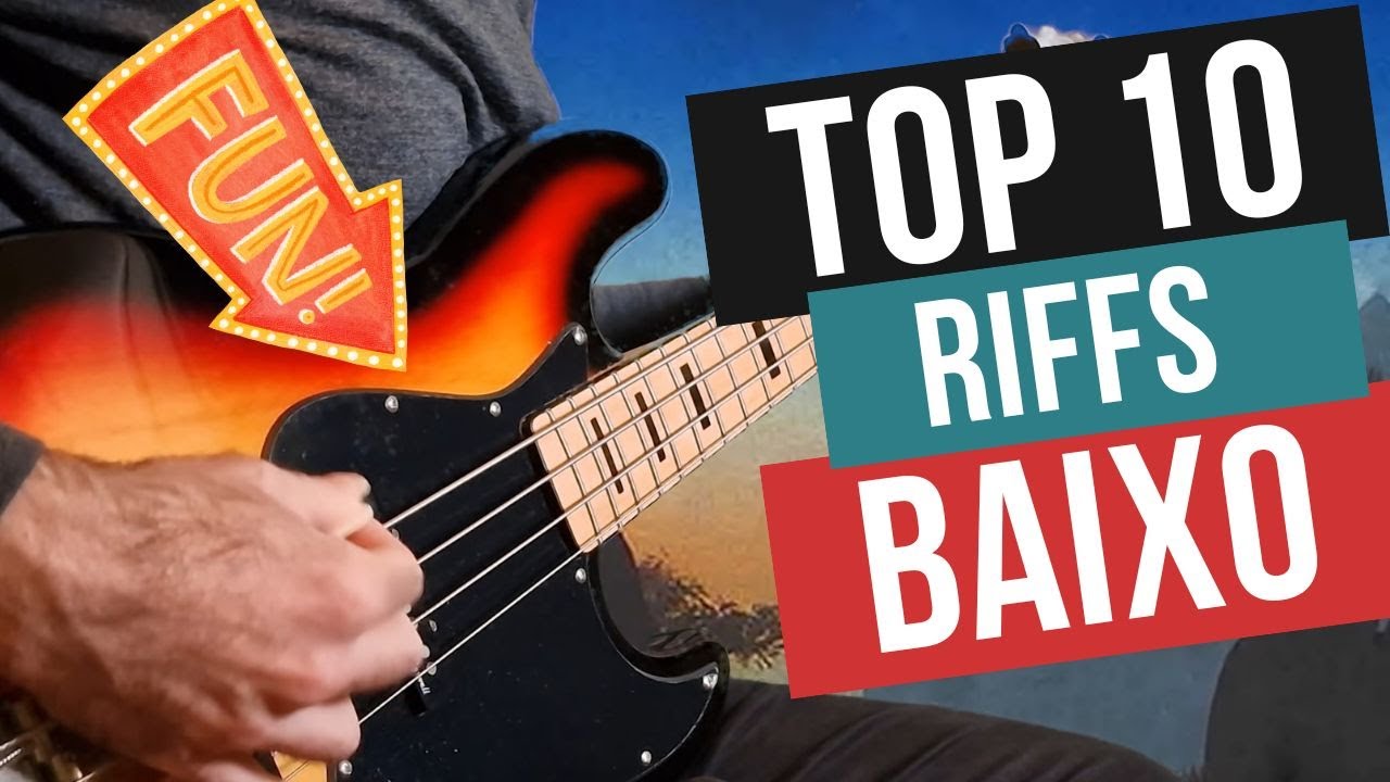 Os 10 Riffs Mais Divertidos de Baixo!