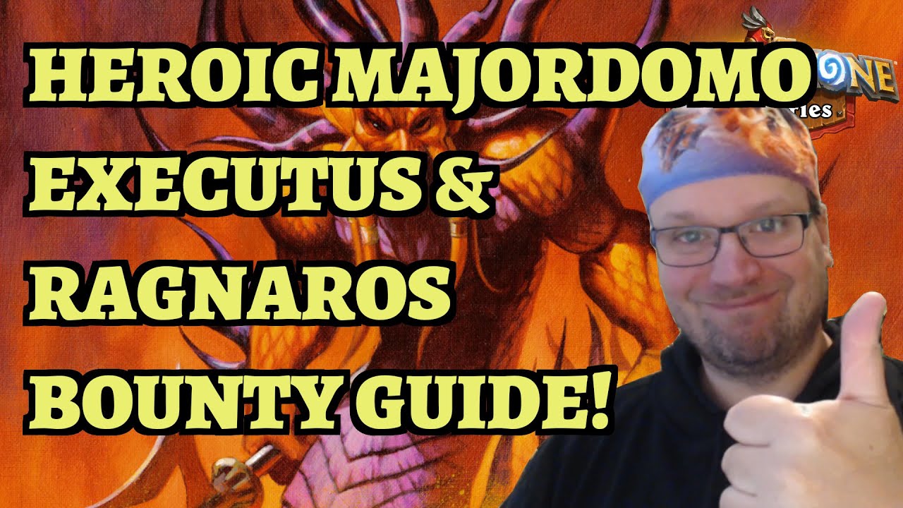 HEROIC Majordomo Executus and Ragnaros Bounty in Blackrock Mountain (Hearthstone Mercenaries Guide)