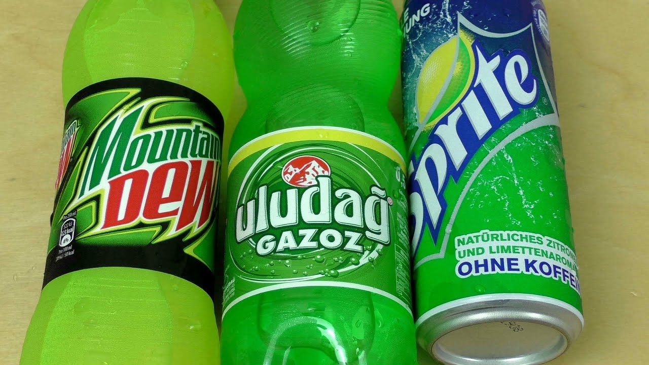 Difference between [Sprite] [Mountain Dew] [Uludağ Gazoz]