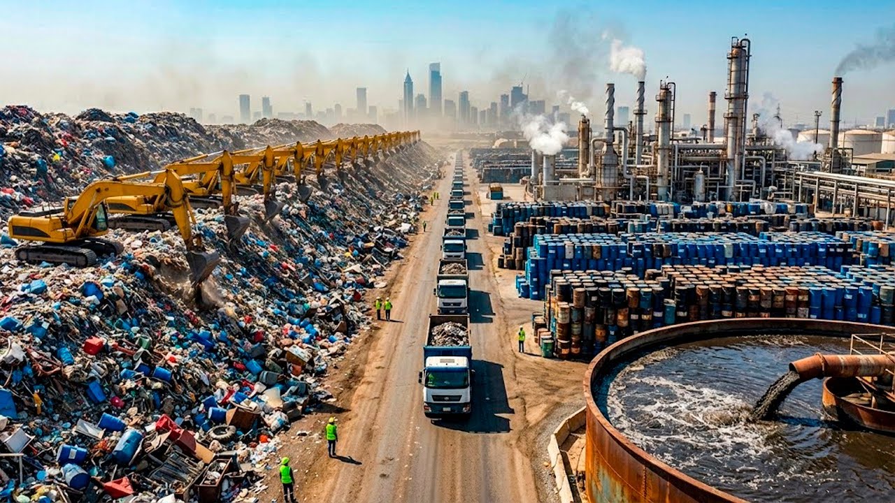COME MILIONI di TONNELLATE di Rifiuti di Plastica Diventano COMBUSTIBILE a 500 GRADI