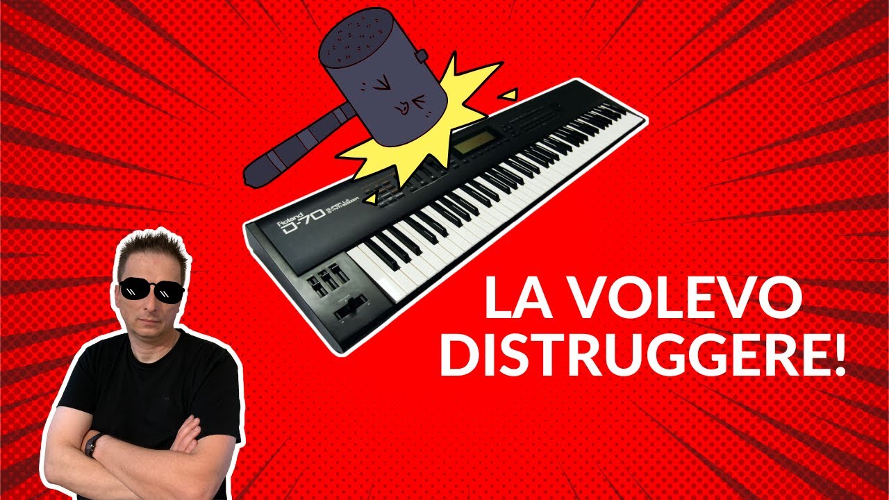 ROLAND D70  Salvata dalla Discarica e Suona Benissimo #synthesizer #soundtest #musicalstore2005