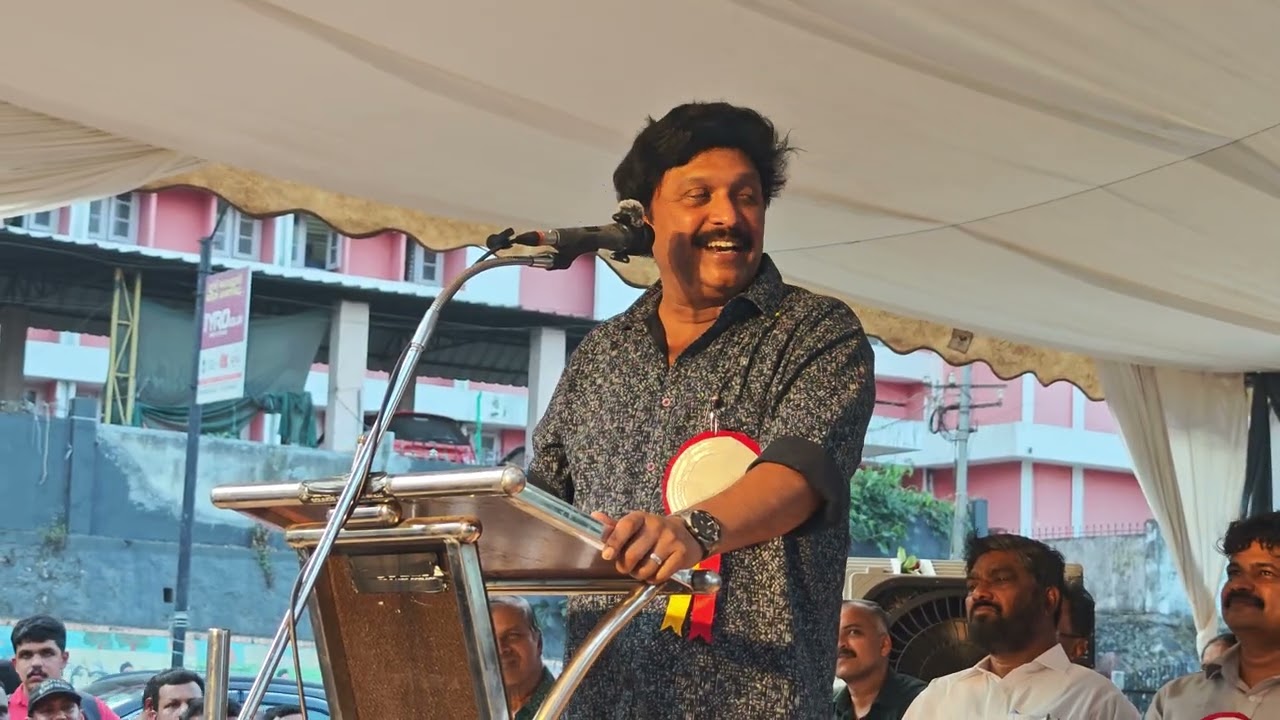 Ganesh Kumar at Nedumanagad... new Buses Inaguration #ganeshkumar #ksrtc 