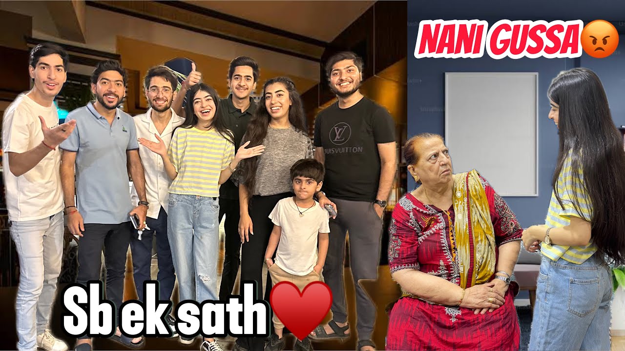 Sb ko 10k subscribers ki treat di♥️| sb se vlogging krwai😂| nani naraz hogyi🥲