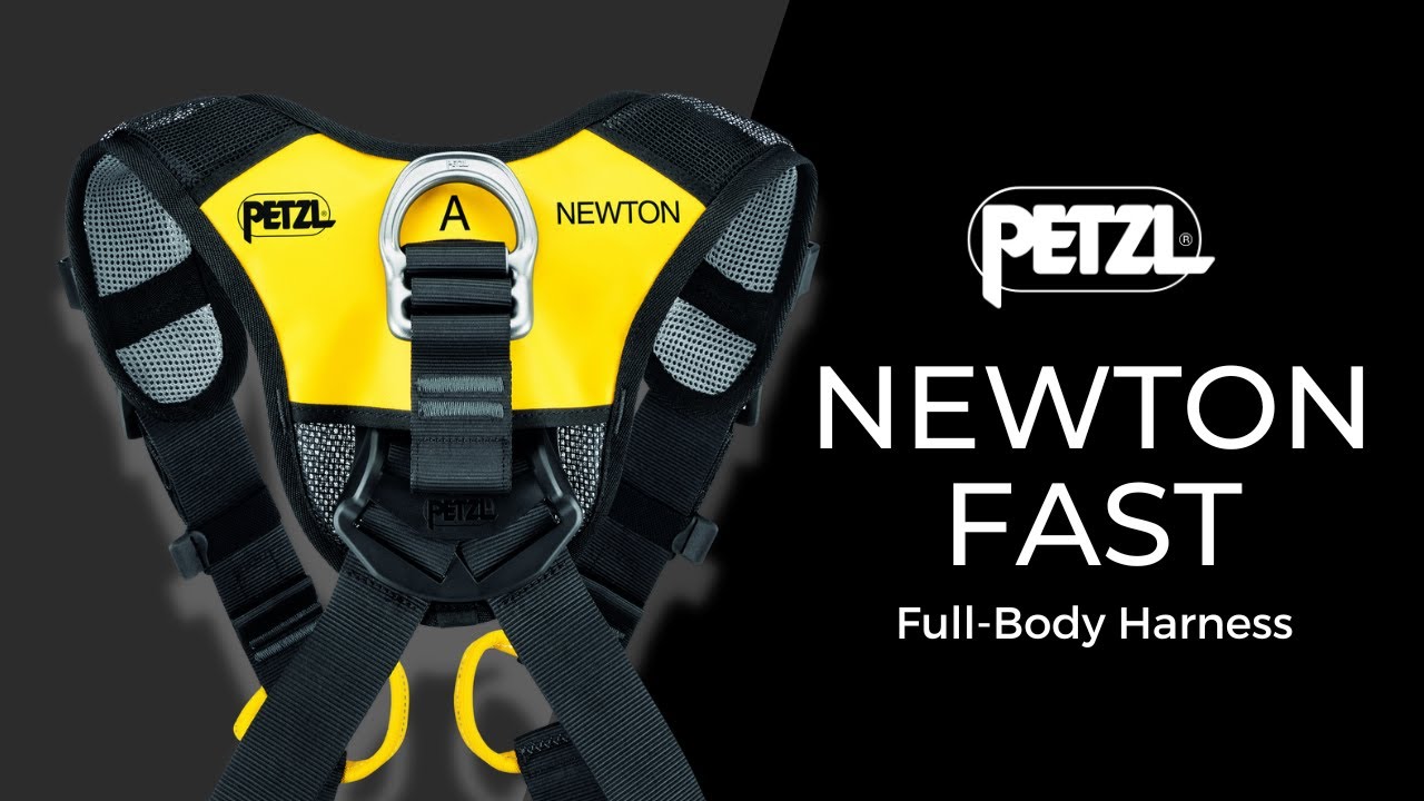 Petzl NEWTON FAST fast-on full body harness ANSI CSA sz1 Weight Capacity 310 lb Harness Size M Model