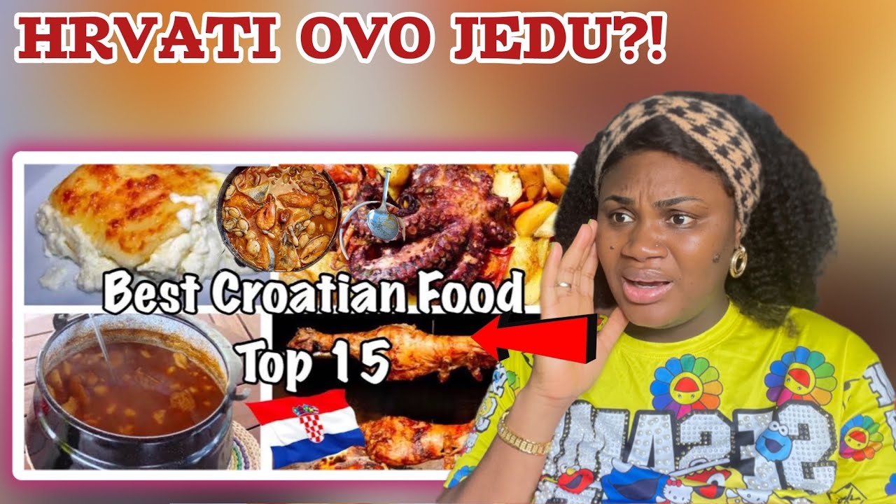 My Reaction to Croatian street food ( Moja reakcija na hrvatsku uličnu hranu) 🇭🇷