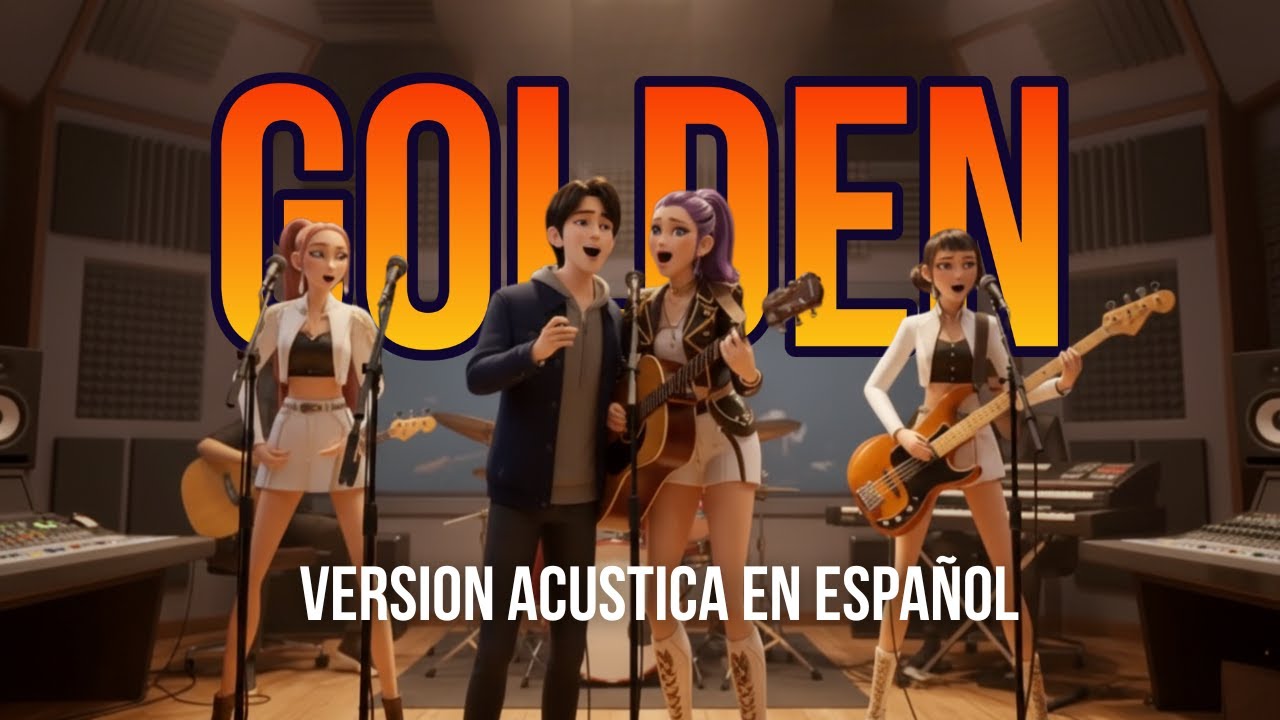 Huntrix - GOLDEN 🔥 (Spanish version) 🔥| Kpop Demon Hunters