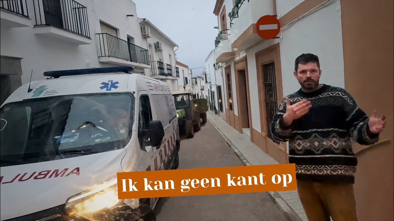 #3 Betsy klemgereden tussen ambulance & traktors • Dwars door Spanje richting de zon 🚑🚜☀️
